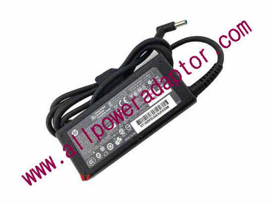 HP AC Adapter- Laptop 19.5V 3.33A, 4.5/3.0mm W/Pin, 3-Prong