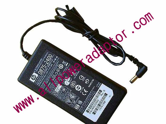 HP AC Adapter 24V 3A, 5.5/2.5mm, 2-Prong, New
