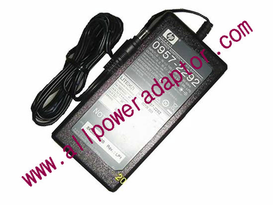 HP AC Adapter 24V 1.5A, 4.8/1.7mm, 3-Prong, New