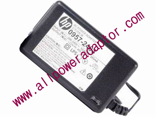 HP AC Adapter 22V 0.455A, 3H, 2-Prong