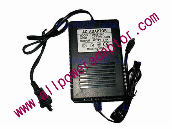 OEM Power AC Adapter - Compatible DX6632AC, 24V 3A 5.5/2.1mm, New