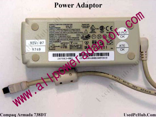 Compaq Armada 7350MT AC Adapter- Laptop