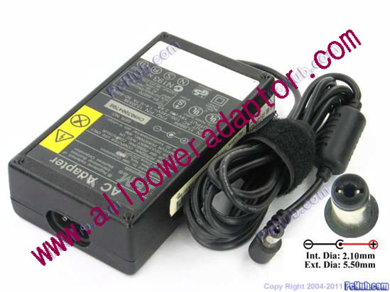 IBM AC Adapter- Laptop 19V 2.4A, 5.5/2.1mm, 2-Prong