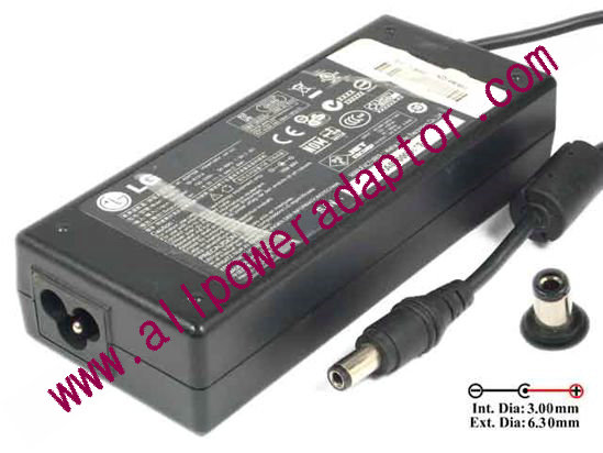 LG AC Adapter- Laptop 19.5V 5.64A, 6.3/3.0mm, 3-Prong