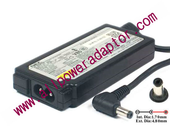 (image for) NEC AC Adapter - NEW Original 10V 4A, 4.8/1.7mm, 2-Prong, NEW