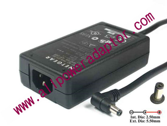 NETGEAR PWR-023-002 AC Adapter 5V 5A, Barrel 5.5/2.5mm, IEC C14