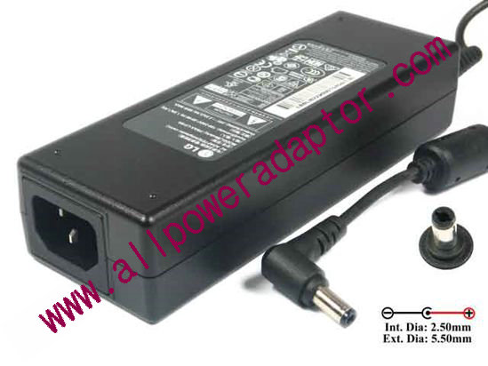 LG PSAA-L010A AC Adapter - NEW Original 24V 2.5A, 5.5/2.5mm, C14, New - Click Image to Close