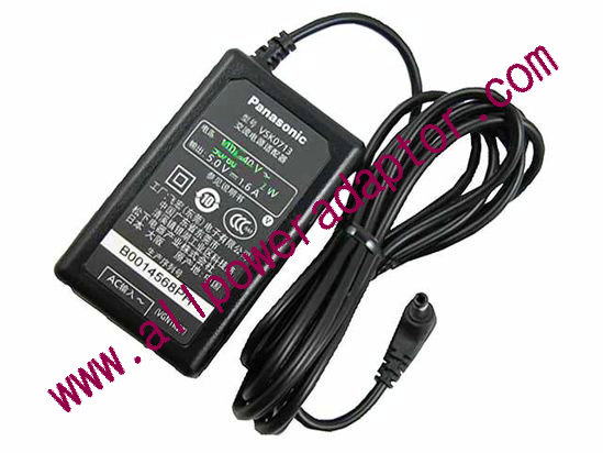 Panasonic AC to DC (Panasonic) AC Adapter - NEW Original 5V 1.6A, 4.0/1.7mm, 2-Prong