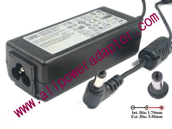 APD / Asian Power Devices DA-30B19 AC Adapter - NEW Original 19V 1.58A, 5.5/1.7mm, 3-Prong, New