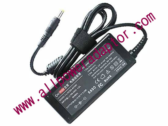 Godmobi For PCGA-AC19V AC Adapter- Laptop 19.5V 3.33A, 4.8/1.7mm, 3-Prong, New