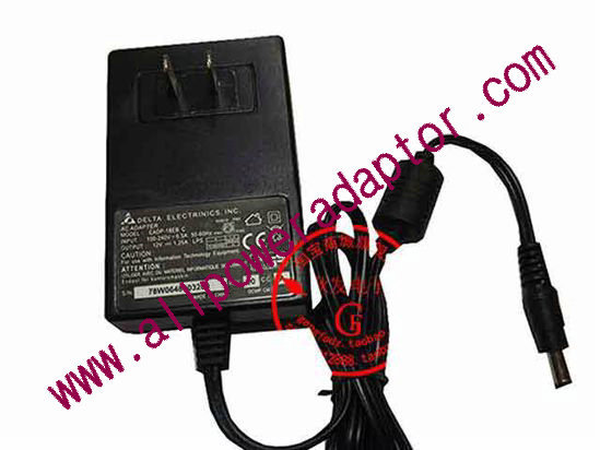 Delta Electronics EADP-18EB AC Adapter - NEW Original 12V 1.5A, 5.5/2.5mm, US 2-Pin, New