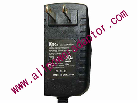 LG ADS-24S-12 AC Adapter - NEW Original 12V 2A, 4.0/1.7mm, US 2-Pin, New