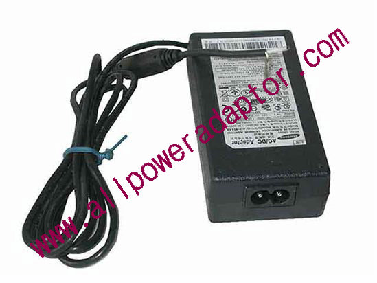 Samsung Laptop AC Adapter AD-4014B, 14V 2.86A, 6.0/4.3mm, Pin, 2-Prong