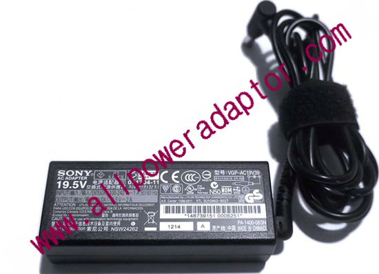 Sony Vaio SVT11/Ultrabook AC Adapter VGP-19V39, 19.5V, 2A