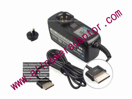 KFD 150120 AC Adapter- Laptop 15V 1.2A, Assus Tip, AU 2P - Click Image to Close