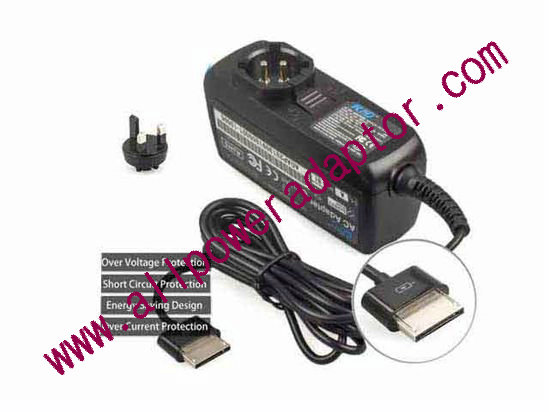 KFD 150120 AC Adapter- Laptop 15V 1.2A, Assus Tip, UK 3P