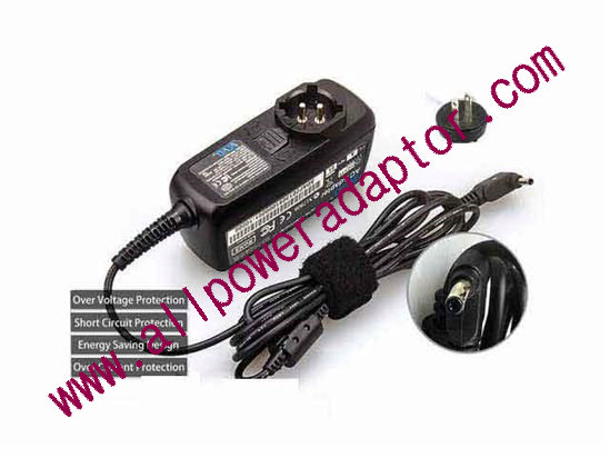 KFD 190210 30110 AC Adapter- Laptop 19V 2.1A, 3.0/1.1mm, US 2P