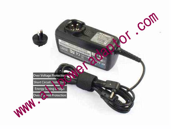 KFD 190237 30100 AC Adapter- Laptop 19V 2.37A, 3.0/1.0mm, AU 2P