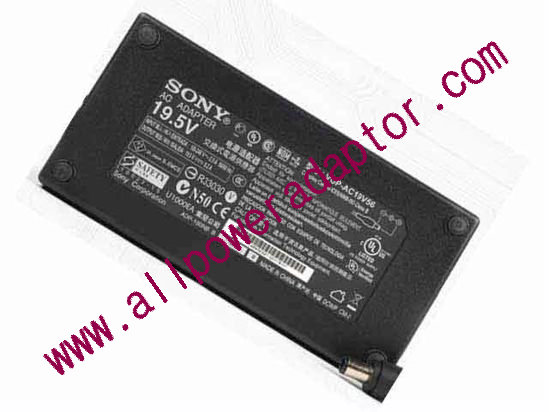 Sony AC Adapter 19.5V 9.2A, 7.4/5.0mm W/Pin, C14 - Click Image to Close