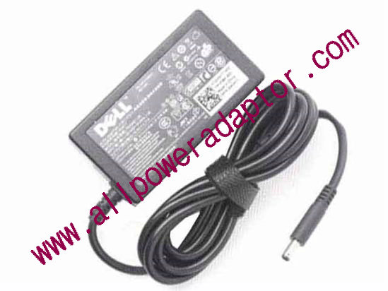 Dell Common Item (Dell) AC Adapter- Laptop 19.5V 2.31A, 4.5/3.0mm, 3-Prong, Z21 - Click Image to Close