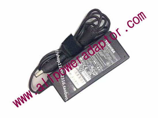 Toshiba AC Adapter 19V 3.42A, 5.5/2.5mm, 2-Prong, Z103 - Click Image to Close