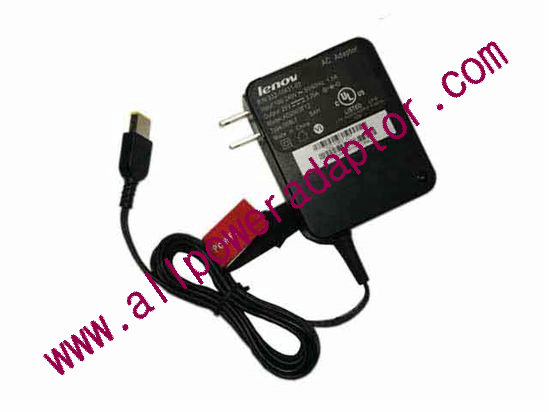 Lenovo AC Adapter (Lenovo) AC Adapter- Laptop AD2003F12, 20V 3.25A, Rectangular Tip WP, US 2P Pl