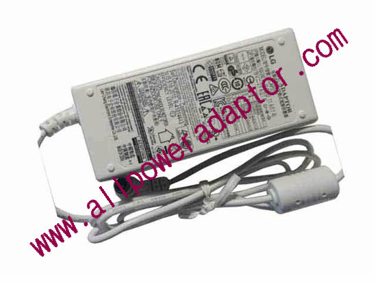 LG AC Adapter (LG) AC Adapter- Laptop LCAP21C, 19V 2.1A, Barrel WP, 3P, White, New - Click Image to Close