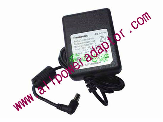 Panasonic GSQLD6000113 AC Adapter 13V-19V 15V 1A, 5.5/2.5mm, UK 3P Plug, New