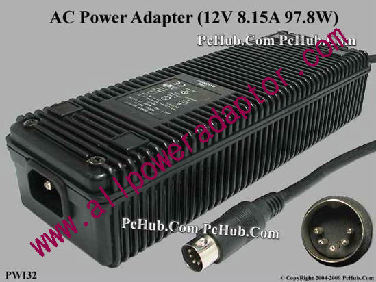 (image for) AULT PWI32 AC Adapter 5V-12V 12V 8.15A, Din 5-Pin, IEC C14