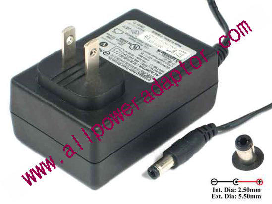 APD / Asian Power Devices WA-24E12FU AC Adapter 5V-12V 12V 2A, 5.5/2.5mm, US-Plug, New