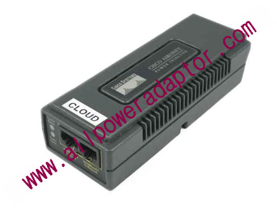 Cisco AIR-PWRINJ3 AC Adapter 48V 0.38A, RJ-45 Port, 5.5/2.5mm Jack