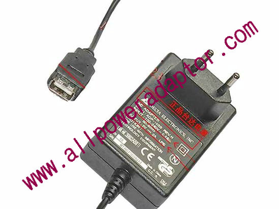 Delta Electronics ADP-10SB AC Adapter 5V-12V 5V 2A, USB Tip, EU 2-Plug, New - Click Image to Close