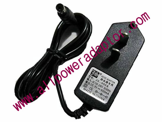 Jingsai AC Adapter 5V-12V 9V 1A, 5.5/2.5mm, US 2-Pin, New