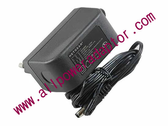 NETGEAR 332-10095-01 AC Adapter 5V-12V 12V 1.5A, 5.5/2.1mm, EU 2-Pin, New