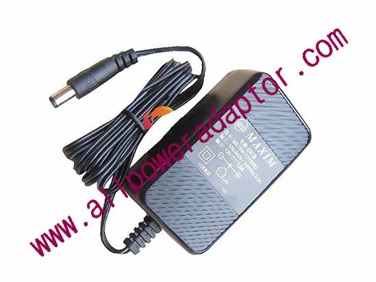 MAXIM AC Adapter 5V-12V 12V 2A, 5.5/2.1mm, US 2-Pin, New