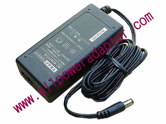 Teac AC To DC (Teac) AC Adapter 5V-12V 9V 4.5A, 5.5/2.1mm, 2-Prong, New