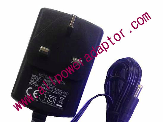 DVE DSA-0151F-05 AC Adapter 5V-12V 5V 2.8A, 5.5/2.1mm, US 2-Pin, New