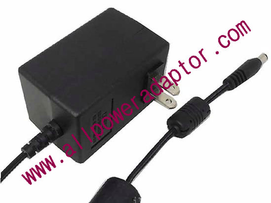 yhi AC Adapter 5V-12V 12V 1.25A, 5.5/2.1mm, US 2-Pin, New