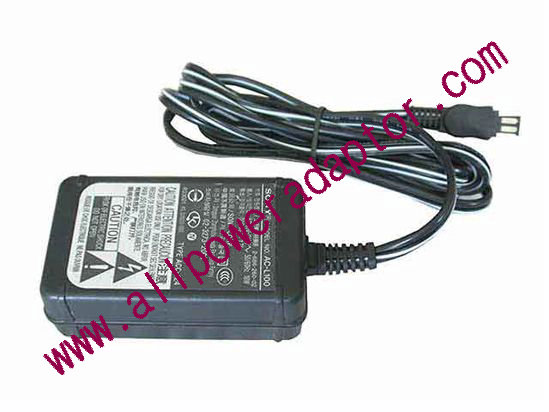 Sony AC Adapter 5V-12V AC-L100, 8.4V 1.5A, Rectangular Tip, 2-Prong