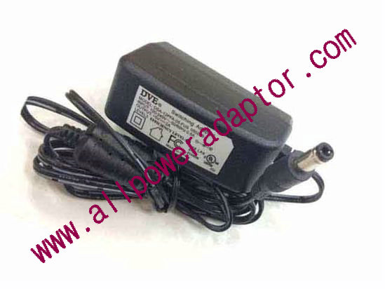 DVE DSA-9W-05 AC Adapter 5V-12V 5V 1.5A, 5.5/2.5mm, US 2P