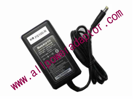 Huntkey ADP036-084B AC Adapter 5V-12V 8V 4A, 5.5/2.5mm, 2-Prong