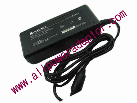 Huntkey HKA07524030-6A AC Adapter 24V 3A, 5.5/2.5mm, 3-Prong