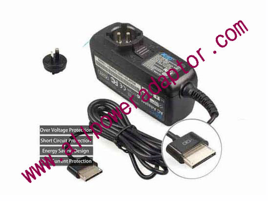 KFD 120150 AC Adapter 5V-12V 12V 1.5A, Flat Plug, AU 2P