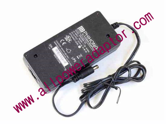 PHIHONG PSAA60W-120 AC Adapter 5V-12V 12V 5A, 5.5/2.1mm, 2-Prong