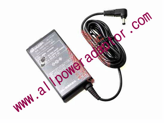 Sharp AC Adapter 5V-12V 9V 2A, BarreTip, 2-Prong