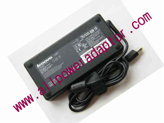 Lenovo AC Adapter 20V 8.5A, Rectangular Tip W/Pin, 3-Prong, Z74 - Click Image to Close