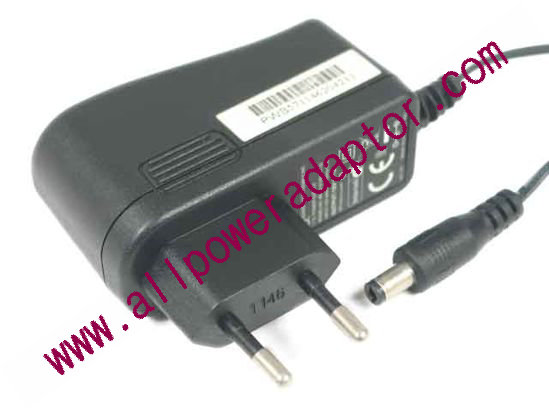 LEI / Leader MU12-2120100-C5 AC Adapter 5V-12V 12V 1A, Barrel 5.5/2.5mm, EU 2-Pin Plug - Click Image to Close