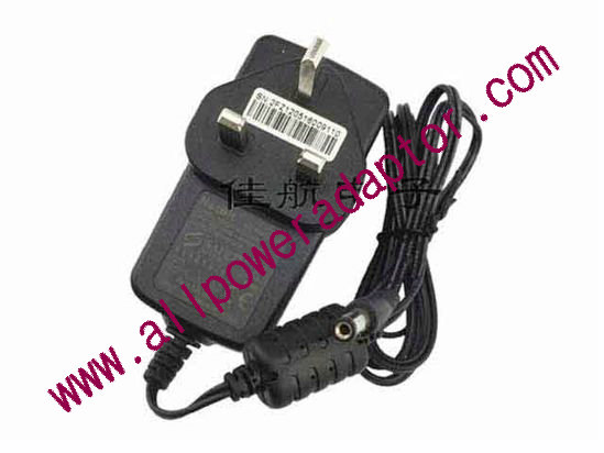 NetBit AC Adapter 5V-12V NBS20120200HK, 12V 2A, 5.5/2.1mm, UK 3P Plug, New - Click Image to Close