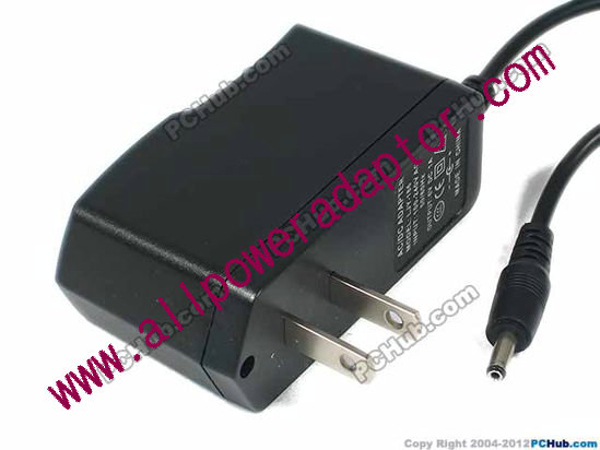 AOK LJY-186 AC Adapter 5V-12V 6V 1A, 3.5/1.35mm, US 2-Pin Plug, New - Click Image to Close