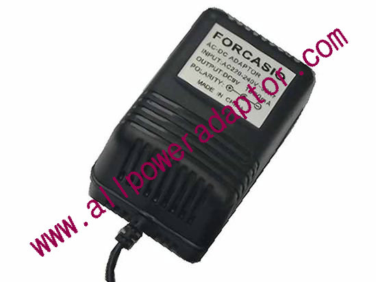 AOK For Casio AC Adapter 5V-12V 9V 1A, 5.5/2.1mm, US 2-Pin, Int. V-, New, 36